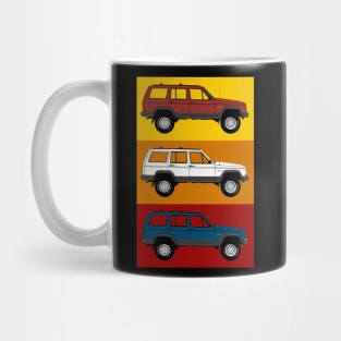 Jeep Cherokee Pop Art ~ Sedona palette Mug